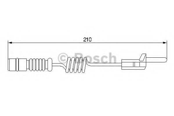 BOSCH 1987474969 Сигнализатор, износ тормозных колодок