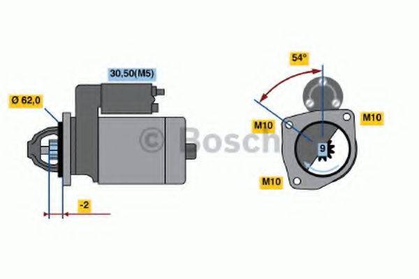 BOSCH 0001108176 Стартер