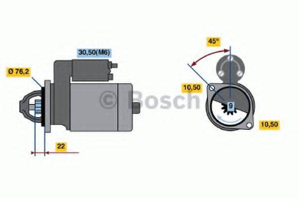 BOSCH 0001115020 Стартер