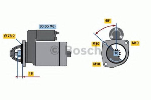 BOSCH 0001218128 Стартер