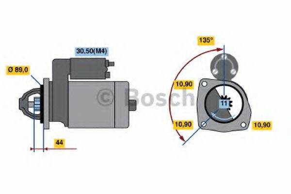 BOSCH 0001364402 Стартер