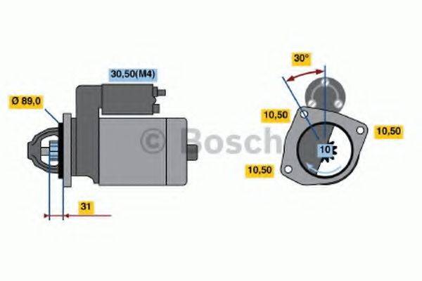 BOSCH 0001368320 Стартер