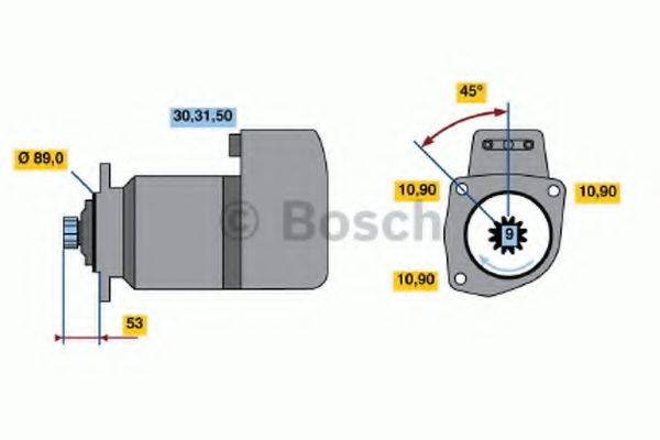 BOSCH 0001417026 Стартер