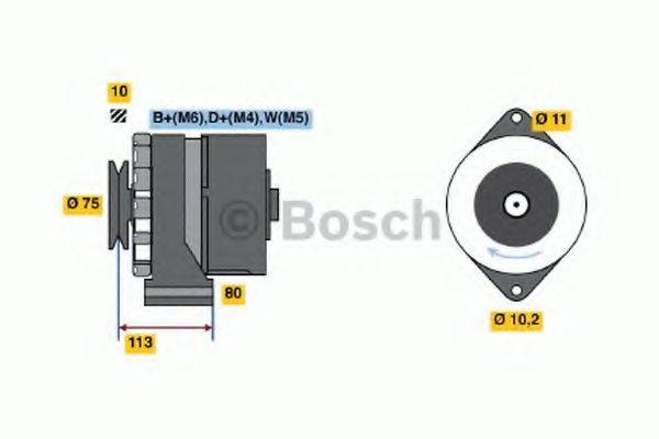 BOSCH 0120488268 Генератор