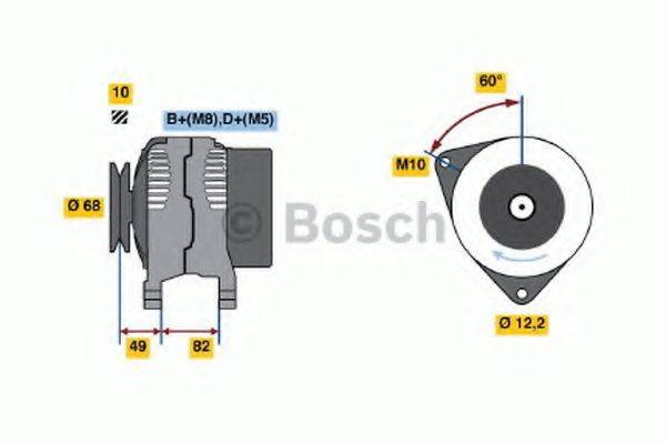 BOSCH 0123315500 Генератор