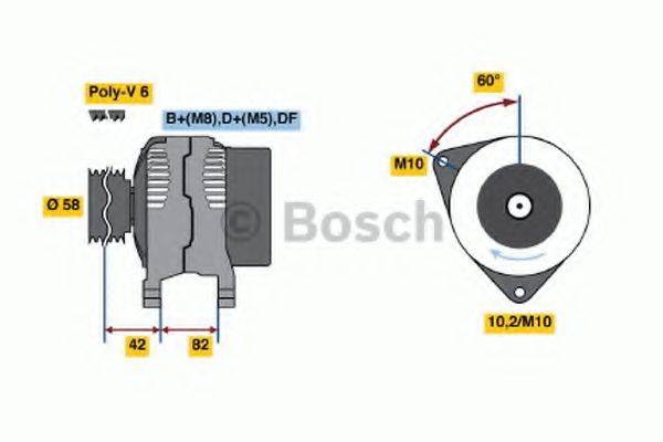 BOSCH 0123520003 Генератор