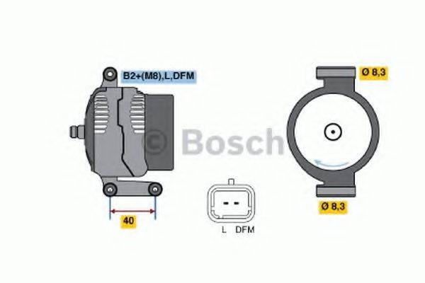 BOSCH 0124415014 Генератор