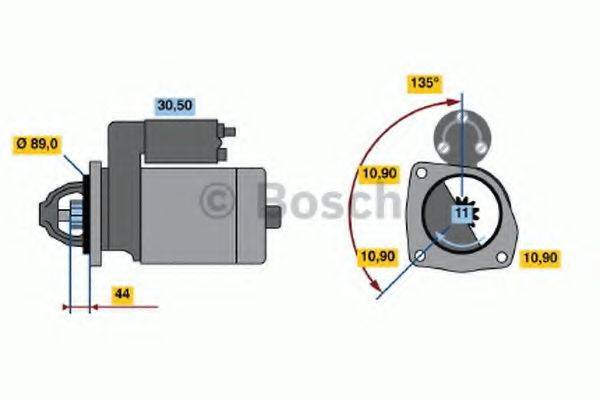 BOSCH 0986011170 Стартер