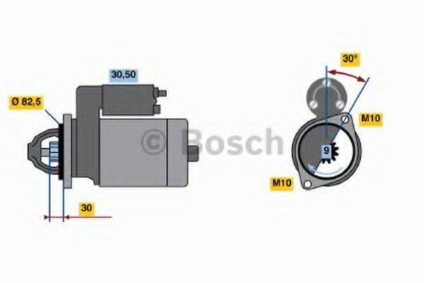 BOSCH 0986016380 Стартер