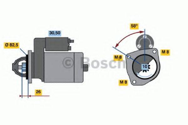 BOSCH 0986014700 Стартер