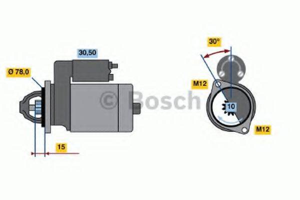 BOSCH 0986014940 Стартер