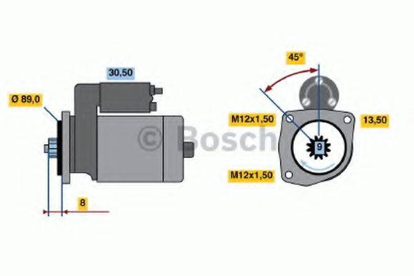 BOSCH 0986014971 Стартер