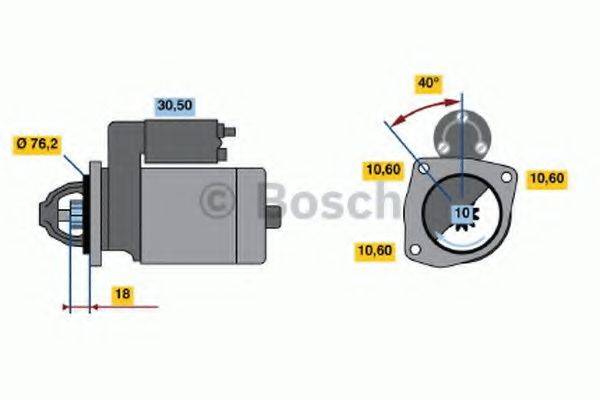 BOSCH 0986015190 Стартер