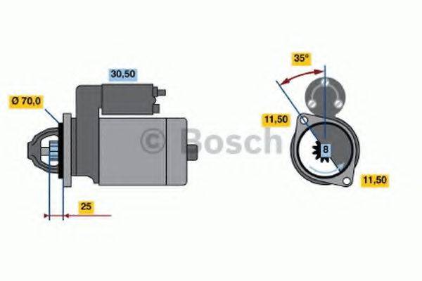 BOSCH 0986015981 Стартер