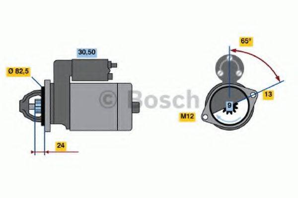 BOSCH 0986017480 Стартер