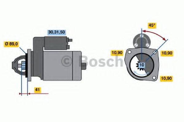 BOSCH 0986017520 Стартер