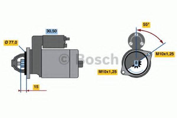 BOSCH 0986017651 Стартер