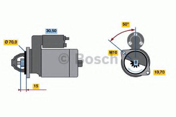 BOSCH 0986017661 Стартер