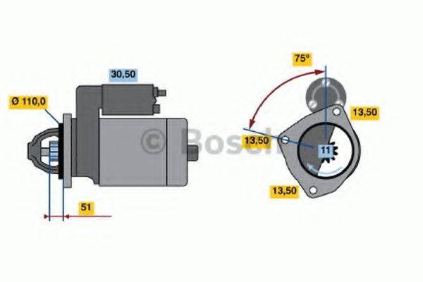 BOSCH 0986017980 Стартер