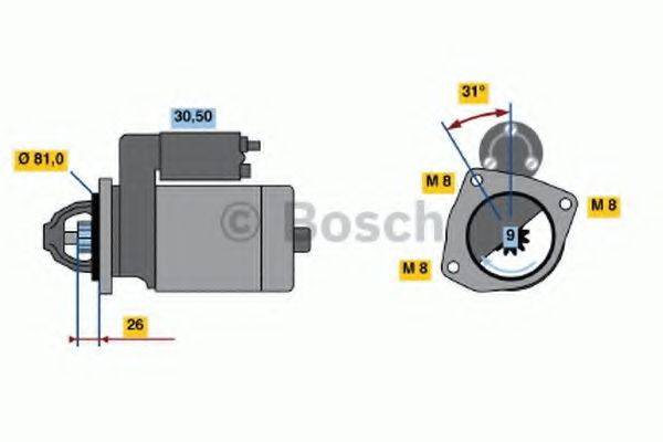 BOSCH 0986018960 Стартер