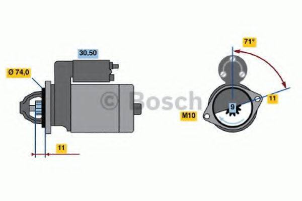 BOSCH 0986019141 Стартер