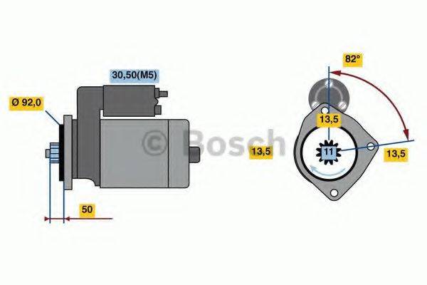 BOSCH 0986023590 Стартер