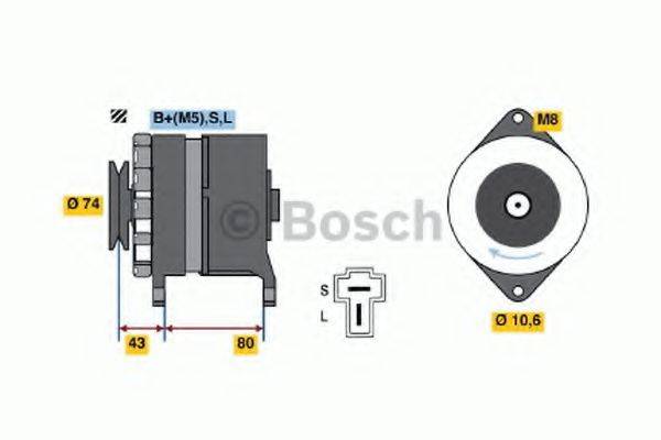 BOSCH 0986032651 Генератор