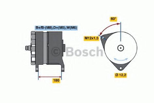 BOSCH 0986034610 Генератор