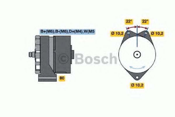 BOSCH 0120488232 Генератор