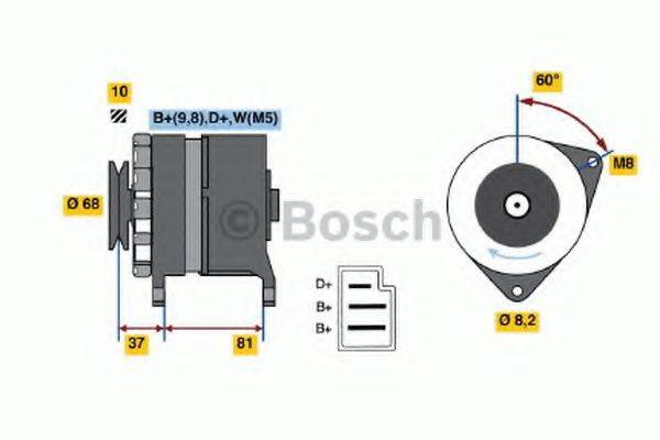 BOSCH 0986036561 Генератор