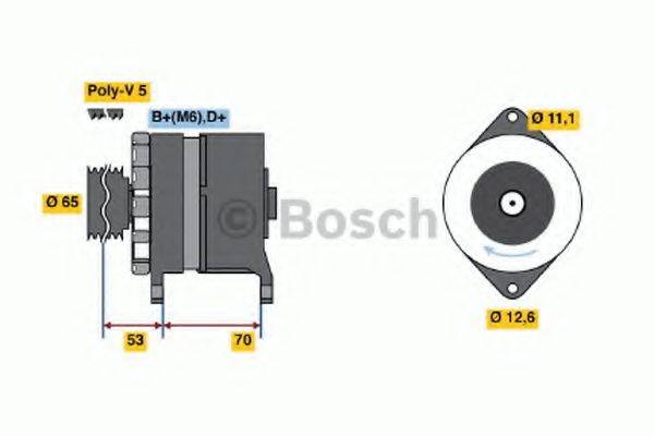 BOSCH 0986037150 Генератор