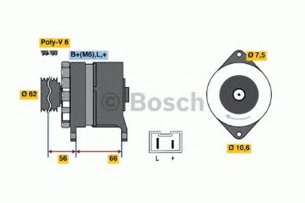 BOSCH 0986037901 Генератор