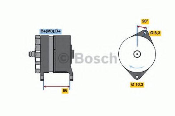 BOSCH 0986038351 Генератор