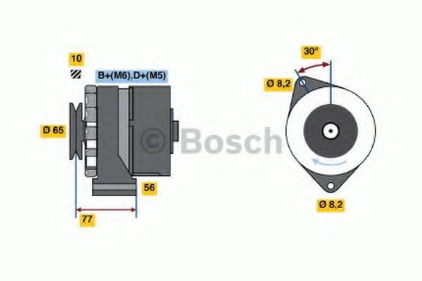 BOSCH 0986041600 Генератор