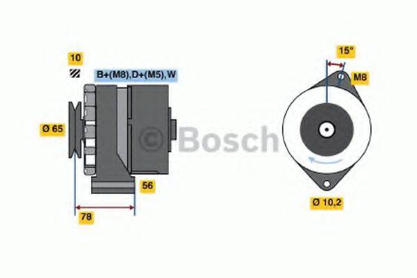 BOSCH 0986041630 Генератор