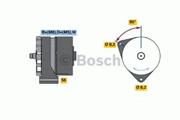 BOSCH 0986041840 Генератор