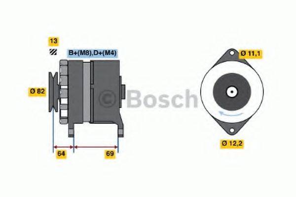 BOSCH 0986041940 Генератор