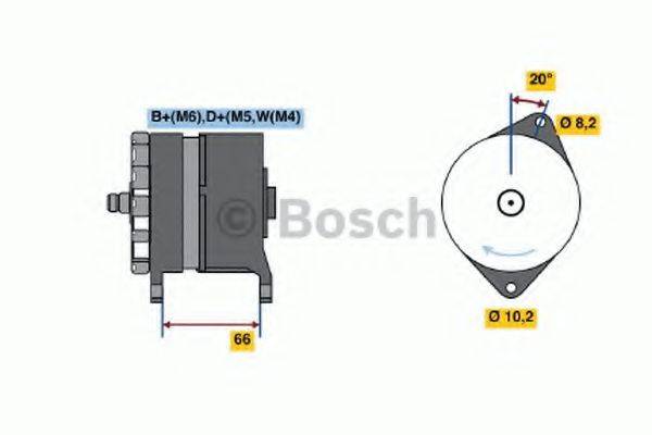 BOSCH 0986042051 Генератор