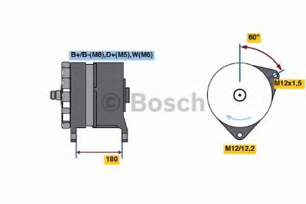 BOSCH 0986047160 Генератор