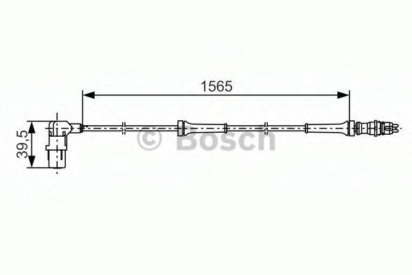 BOSCH 0265006557 Датчик, частота вращения колеса