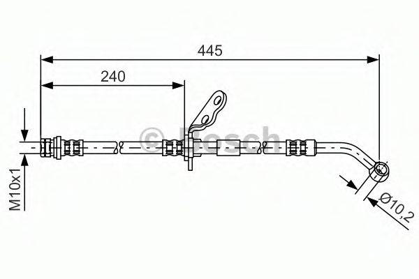 BOSCH 1987481381 Тормозной шланг