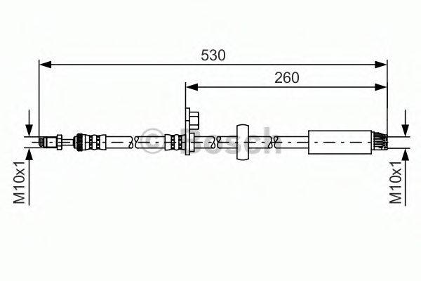 BOSCH 1987481395 Тормозной шланг