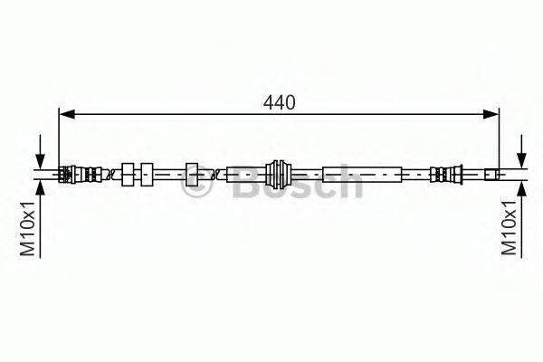 BOSCH 1987481430 Тормозной шланг