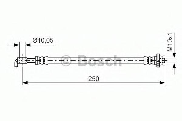 BOSCH 1987481434 Тормозной шланг