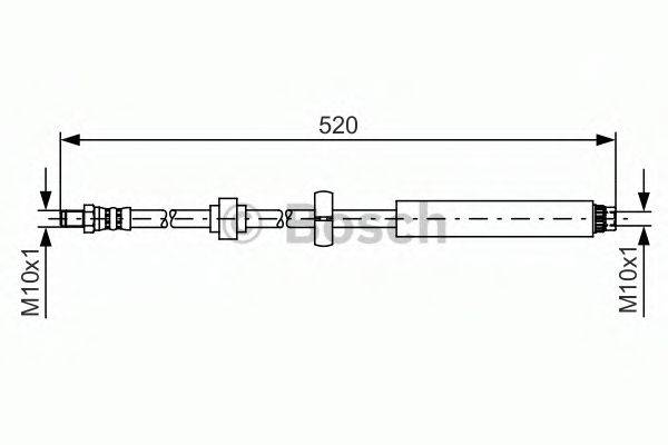 BOSCH 1987481436 Тормозной шланг