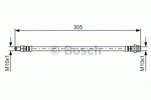 BOSCH 1987481442 Тормозной шланг