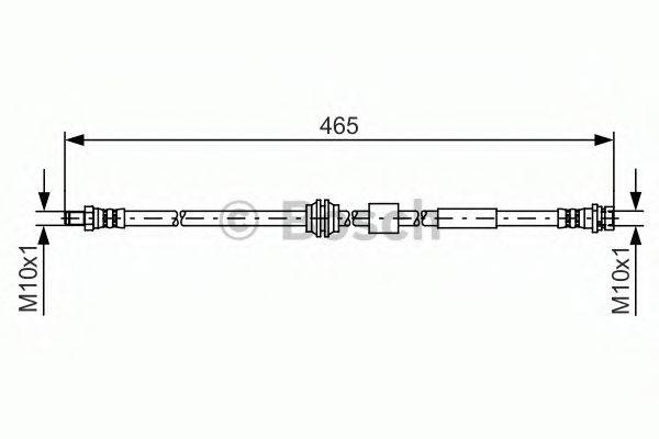 BOSCH 1987481451 Тормозной шланг
