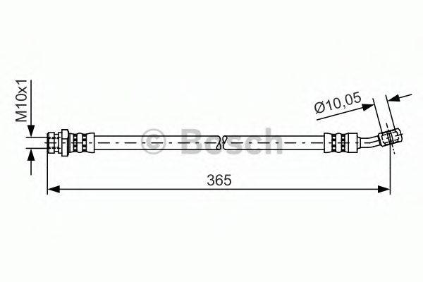 BOSCH 1987481456 Тормозной шланг