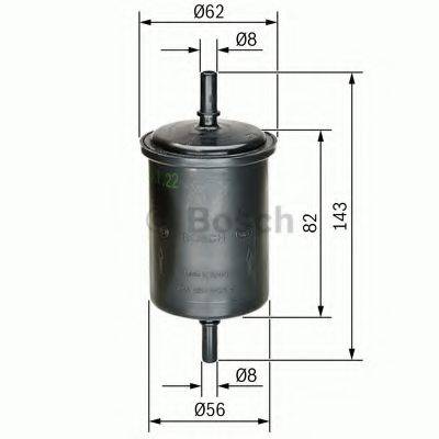 BOSCH 0450902161 Топливный фильтр