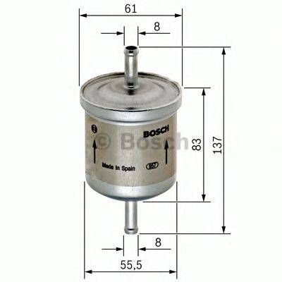 BOSCH 0450905287 Топливный фильтр